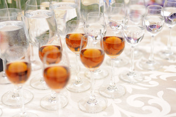 Glasses with Cognac