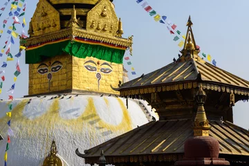 Poster Swayambhunath stupa in Kathmandu © Thomas Dutour
