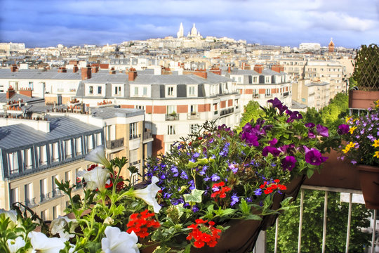 Balcony with a view, Paris