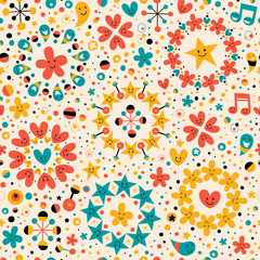 fun cartoon pattern
