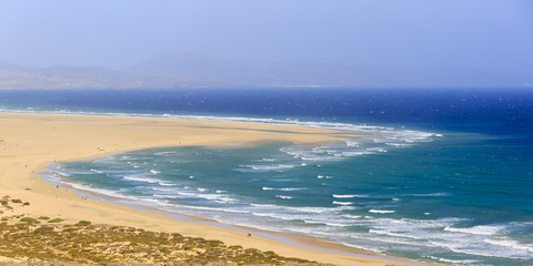 Sotavento-strand in Fuerteventura, Canarische Eilanden