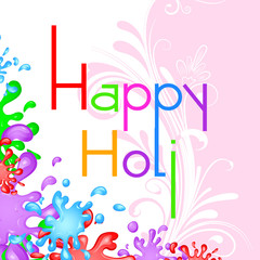 Colorful Holi Background