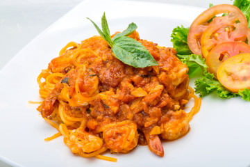 Seafood pasta