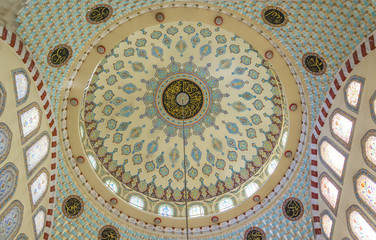 IZMIR, TURKEY : Ancient Handmade Turkish artistic wall