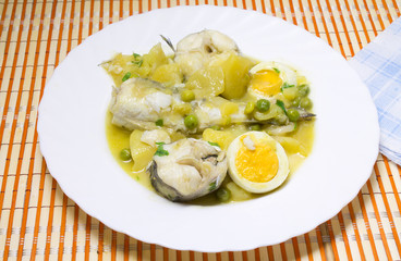 hake in green sauce
