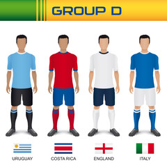 Football 2014 - Groupe D