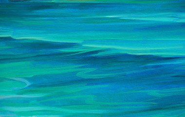 turquoise sea water  wave , illustration, background - 61169092
