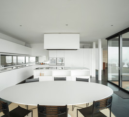 interior modern house, kitchen