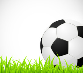 Background with a soccer ball