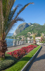 Seepromenade von Menaggio am Comer See