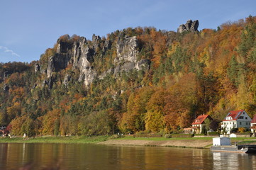 Fototapeta na wymiar Bastei, Elbsandsteingebirge