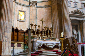 The pantheon Basilica santa maria