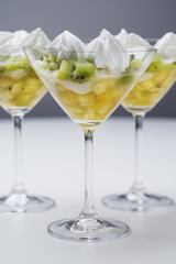 kiwi and pineapple dessert