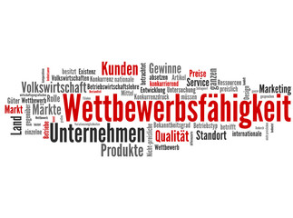Fototapeta premium Wettbewerbsfähigkeit (Wettbewerb, Konkurrenz)