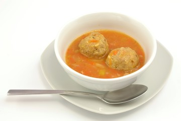 meatballs with minced meat in tomato sauce