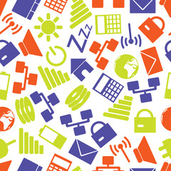 laptop and pc indication status color pattern eps10