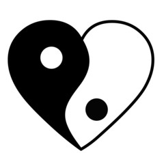 Yin yang heart