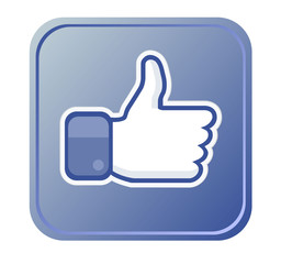 Obraz premium Thumb up button