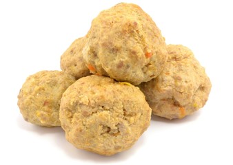 meatballs with meat cooked