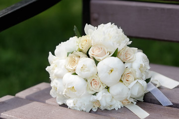 Beautiful wedding flowers bouquet