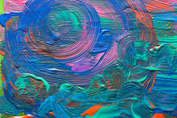 Abstract art backgrounds. Hand-painted background. SELF MADE.