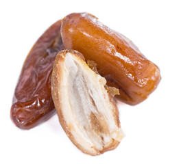 Dates isolated on white