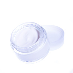 open jar of cream