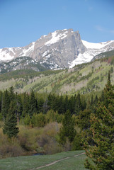 Hallett Peak in Rocky Mountain National Park, Colorado, USA