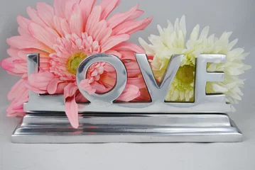 Foto auf Acrylglas Flowerpower in Pastell © trinetuzun