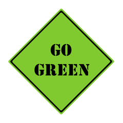 Go Green Sign