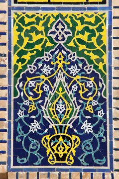 detail from Registan - Samarkand - Uzbekistan