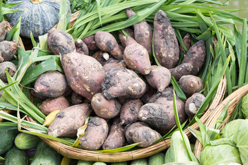 raw sweet potato