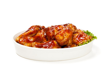 Brown Sugar Barbecue Baked Chicken Wings