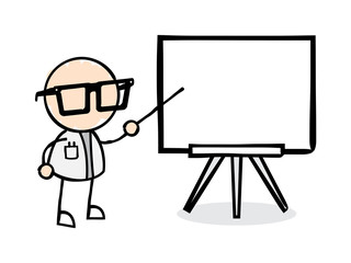 Scientist at a Whiteboard