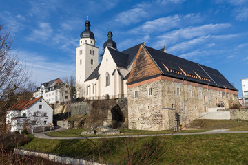 Fototapeta na wymiar Plauen St. Johannis Church