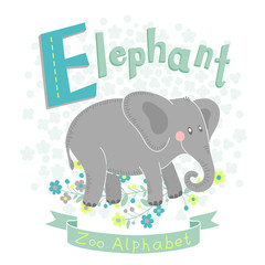 Letter E - Elephant