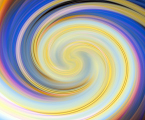 Colored spiral abstract