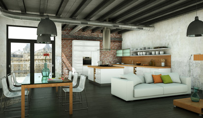 modernes Loft