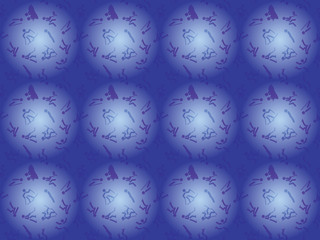 blue seamless pattern with winter sports icons