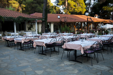 Traditional Greek tavern