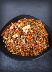 Italian mix of herbs and spices for spaghetti