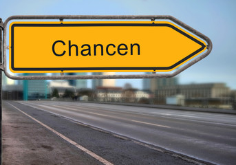 Strassenschild 14 - Chancen