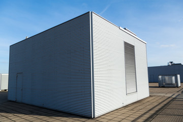 Obraz premium Technikaufbau mit Lüftung
