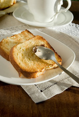 Toast of sweet bread