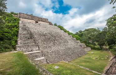 The great pyramid in Uxmal, Yucatan, Mexico