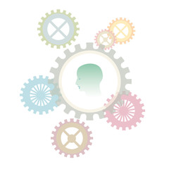 考える人＿歯車