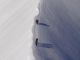 Arête des Dômes de Miage, Massif du Mont Blanc