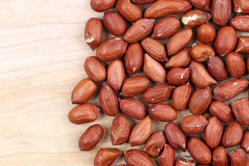 Close up of peanuts.