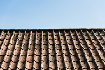 Vintage roof tiles