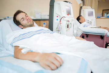 Patients Sleeping While Receiving Renal Dialysis